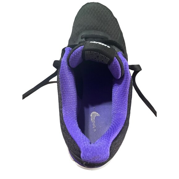 Nike Dual Fusion ST Black & Purple Womens Size 6 Running Shoes - Picture 6 of 7